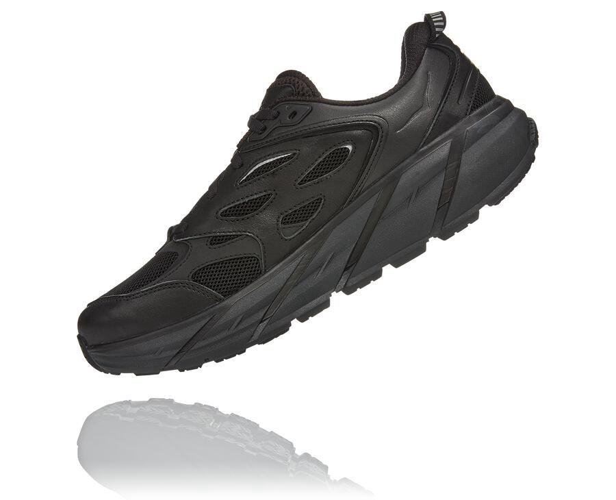 Hoka One One Tenisky Damske Čierne - Clifton L - 42956-NUFE